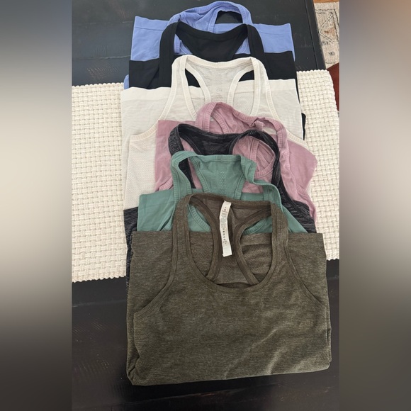 lululemon athletica Tops - 7 lululemon swiftly tanks.  Gently used.